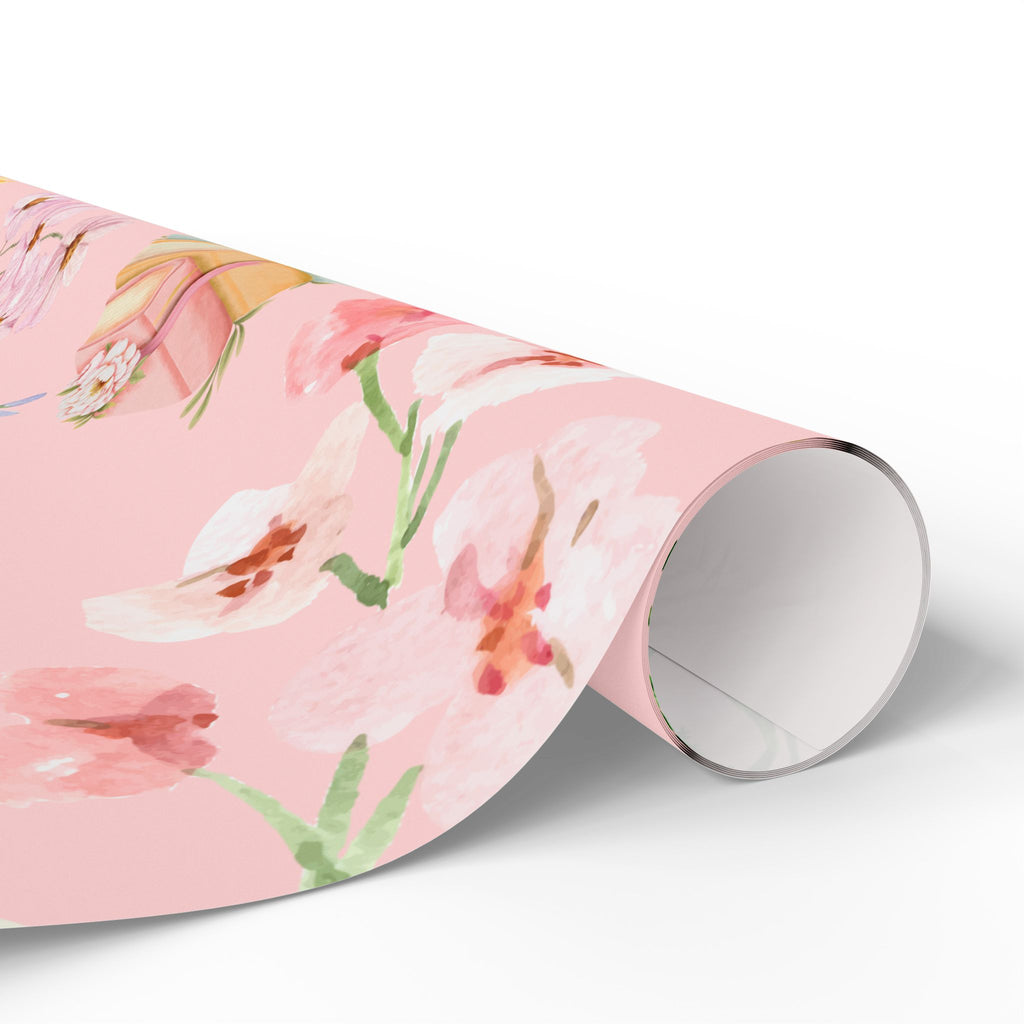Book & Floral - Wrapping Paper