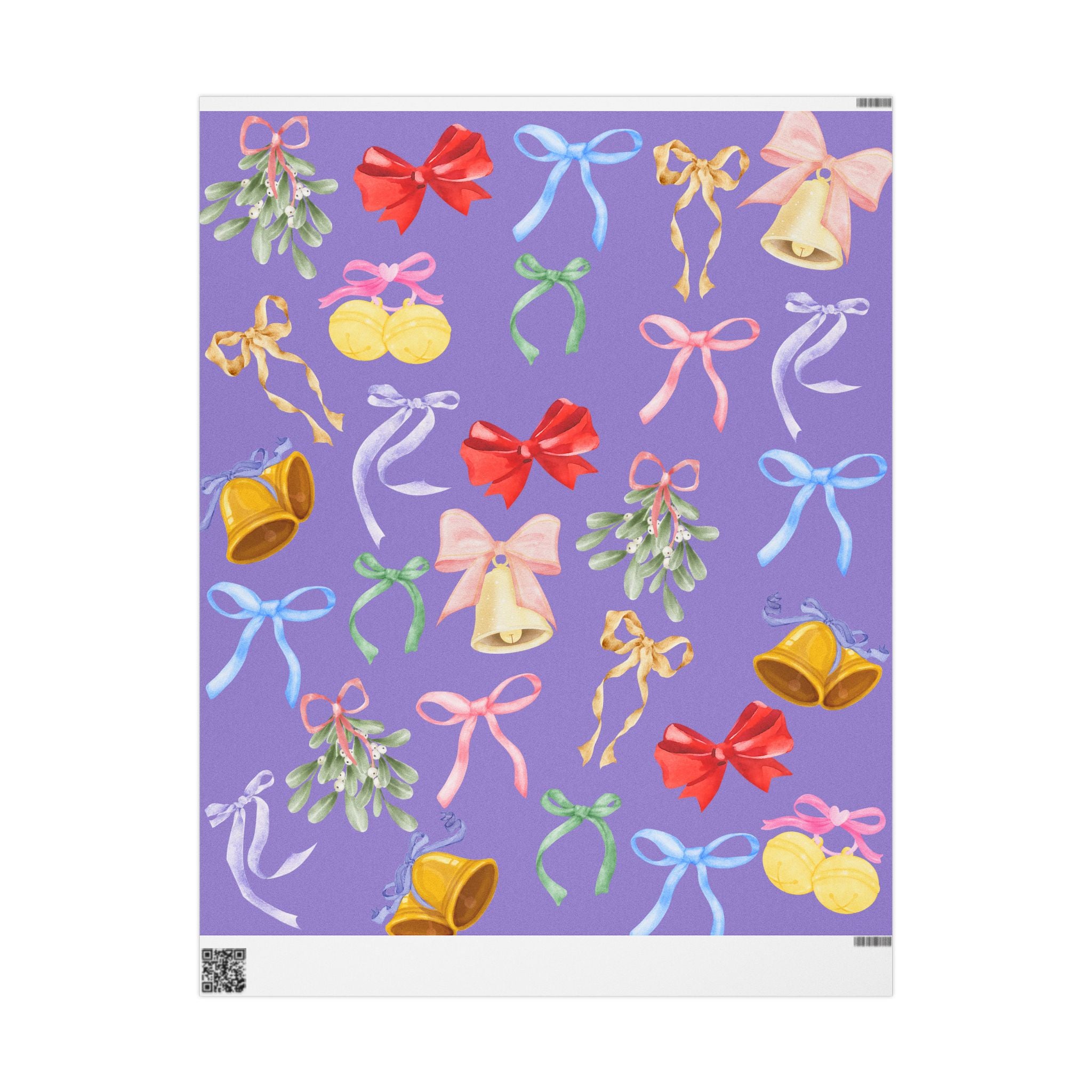Mistletoe & Bows - Wrapping paper