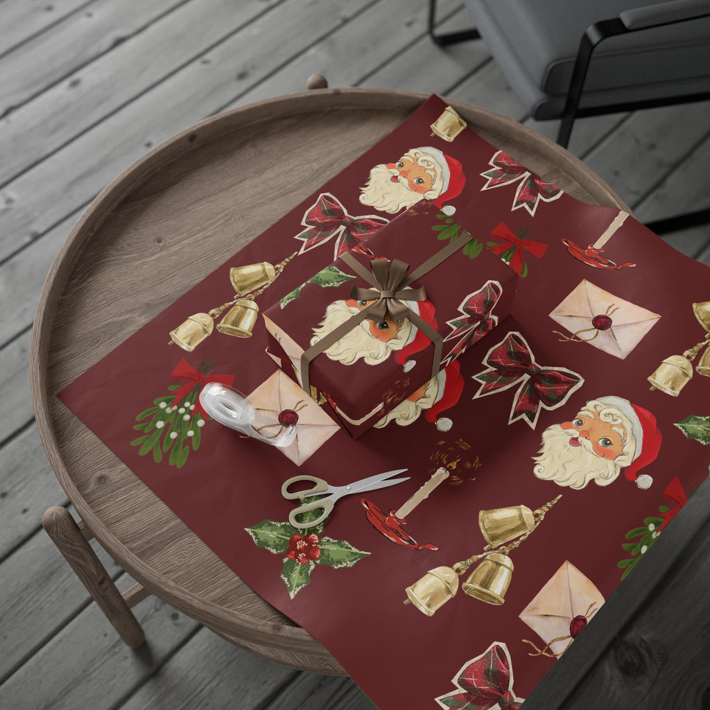 Vintage Santa Christmas  - Wrapping Paper