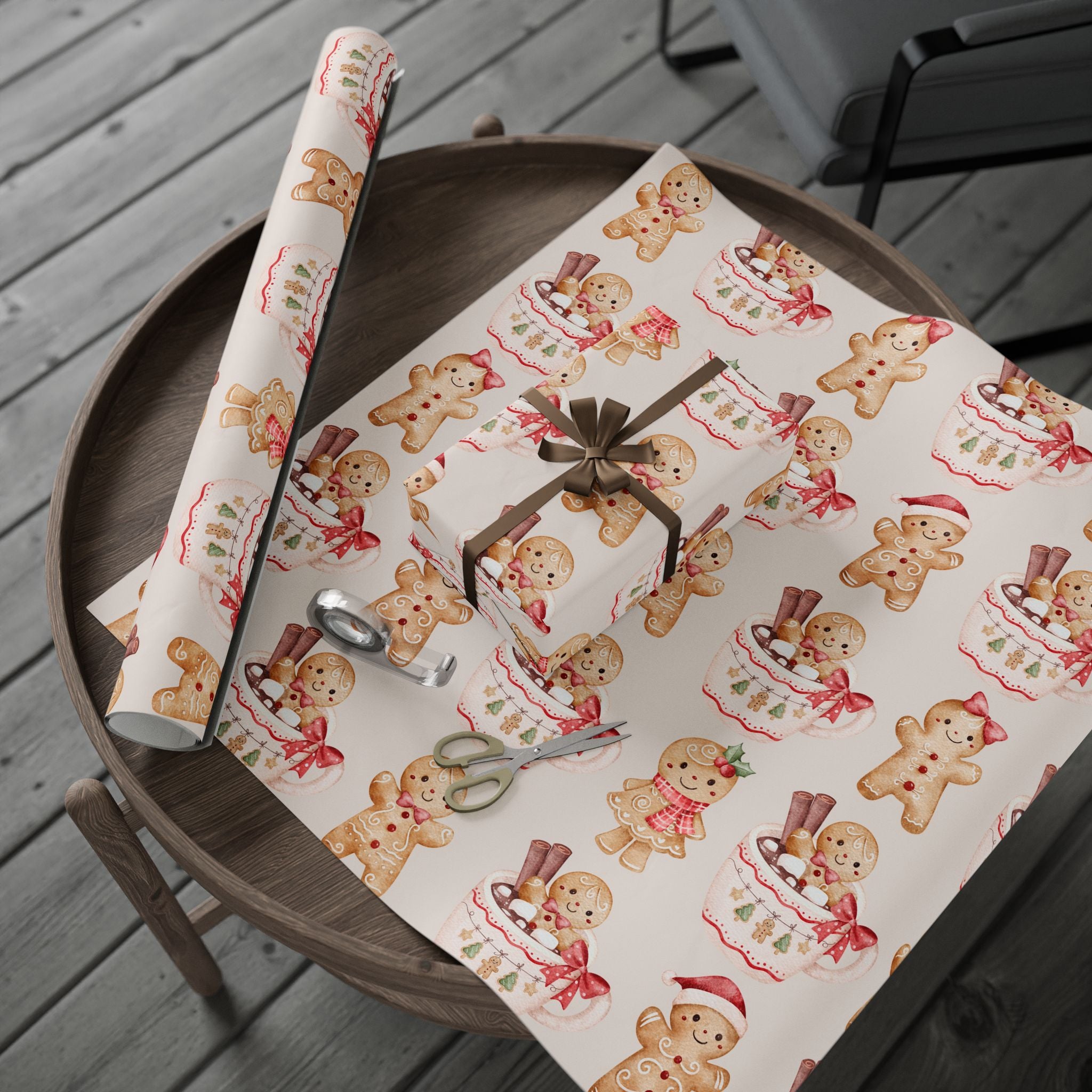 Vintage Gingerbread - Wrapping Paper