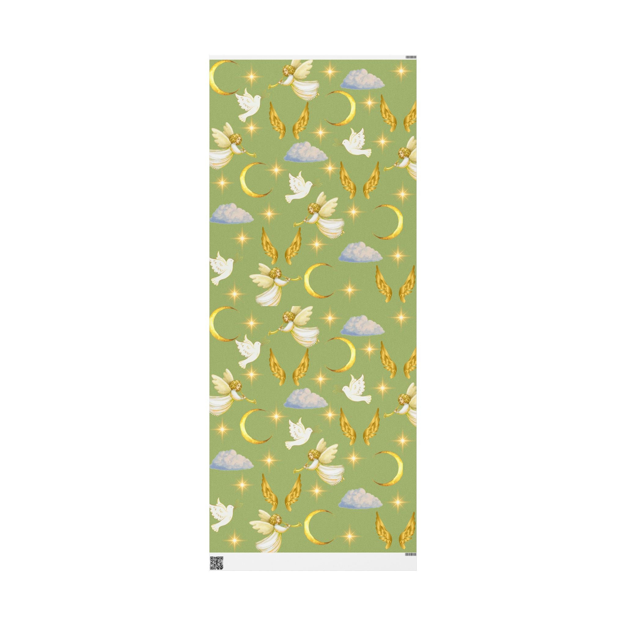 Angel, Moon, & Dove - Wrapping Paper