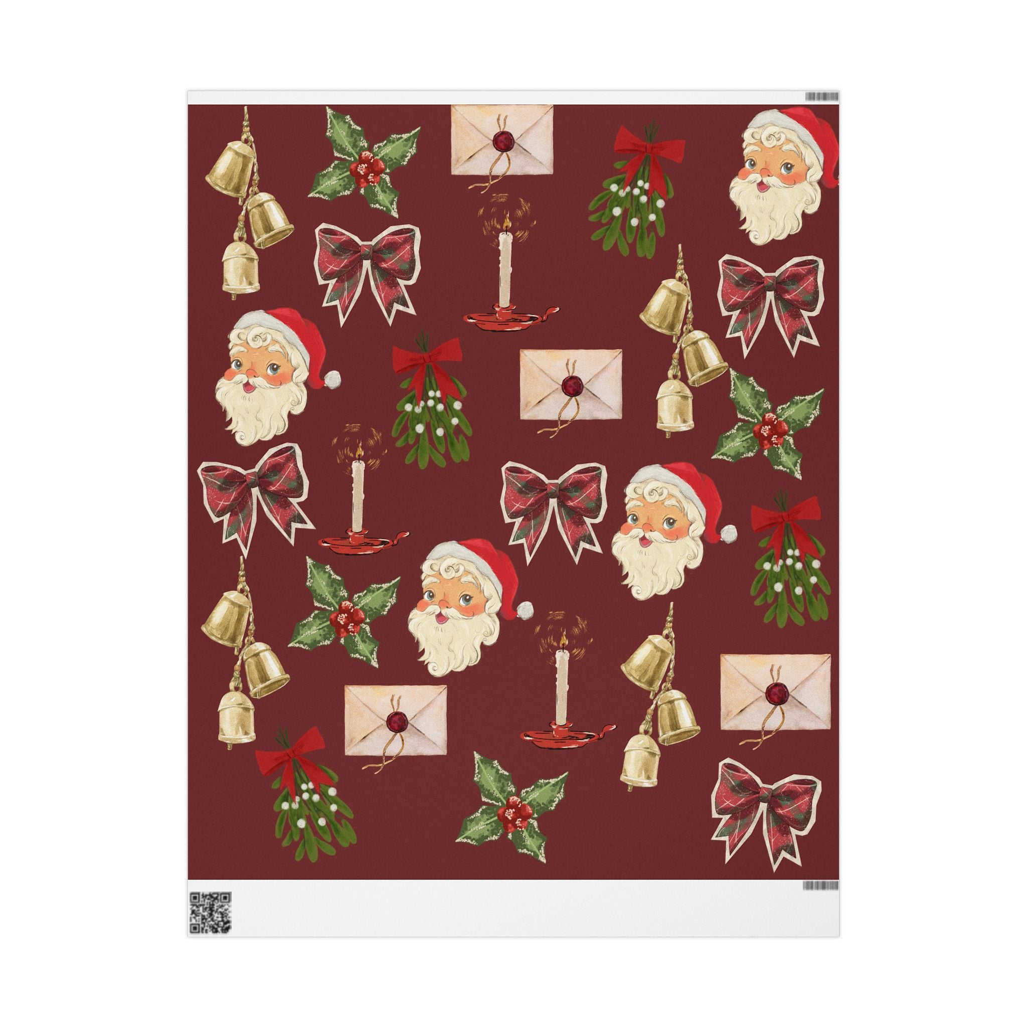 Vintage Santa Christmas  - Wrapping Paper