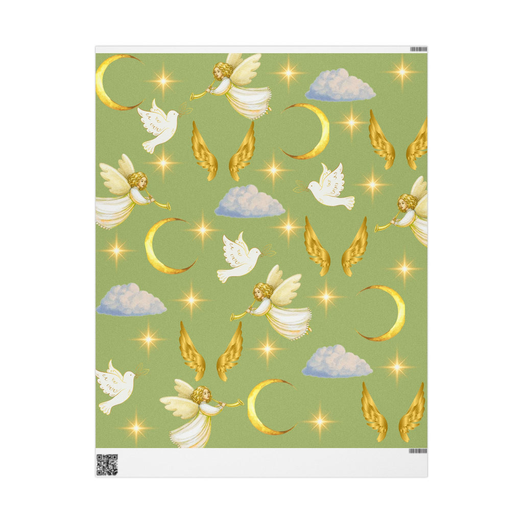 Angel, Moon, & Dove - Wrapping Paper