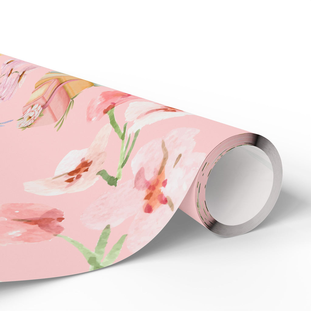 Book & Floral - Wrapping Paper