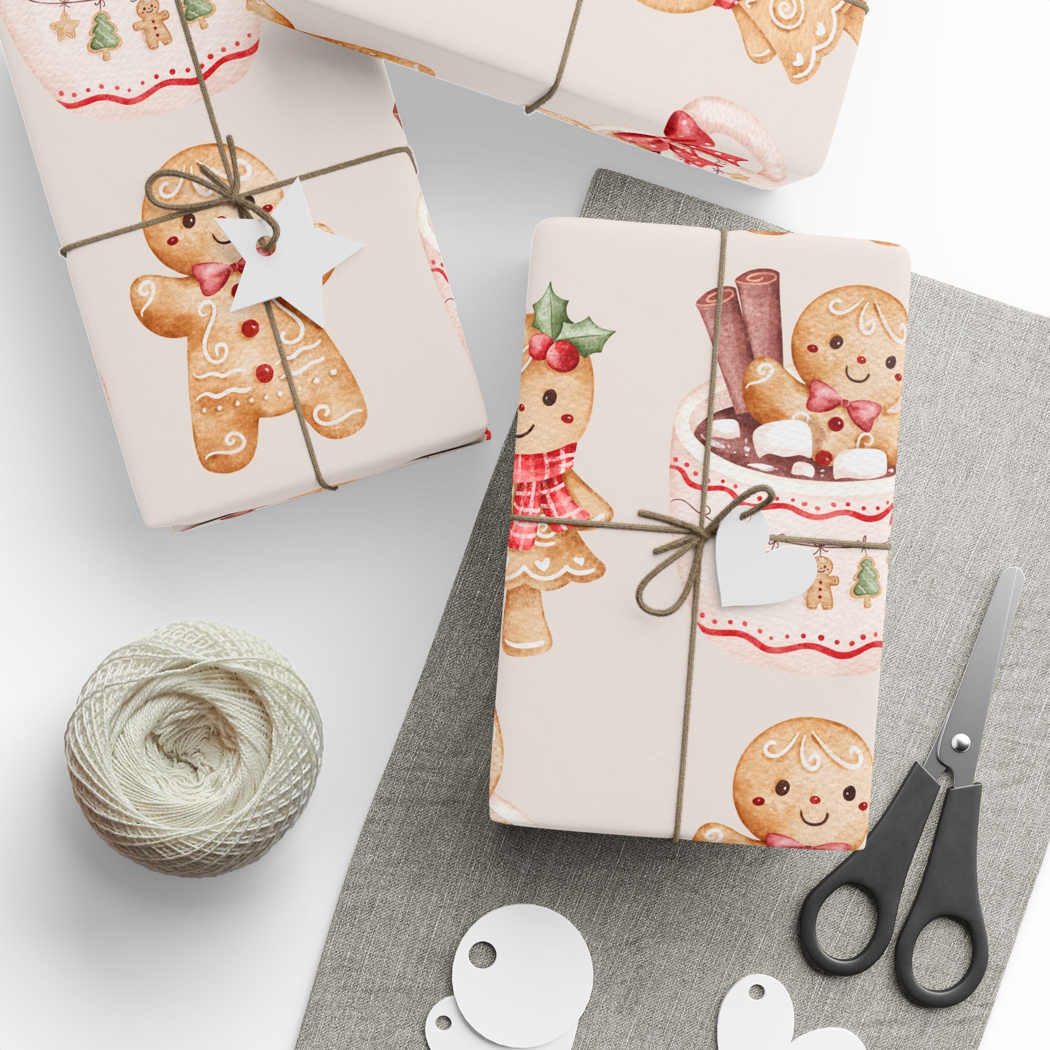 Vintage Gingerbread - Wrapping Paper